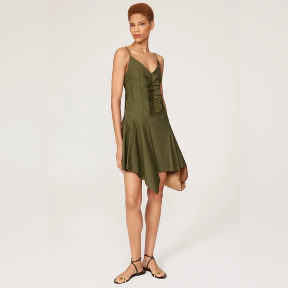 Commission Green Recess Mini Dress - Picture 2 of 3